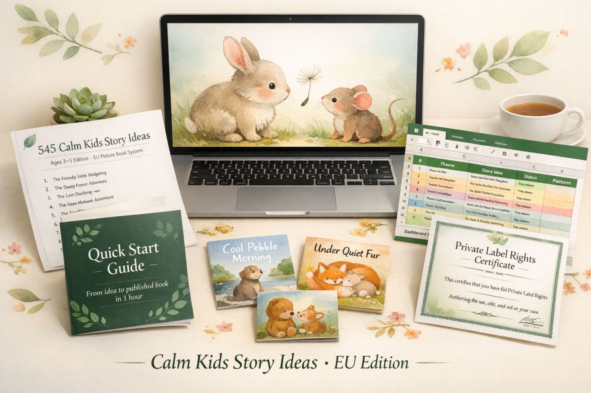 Calm Kids Book Mockup