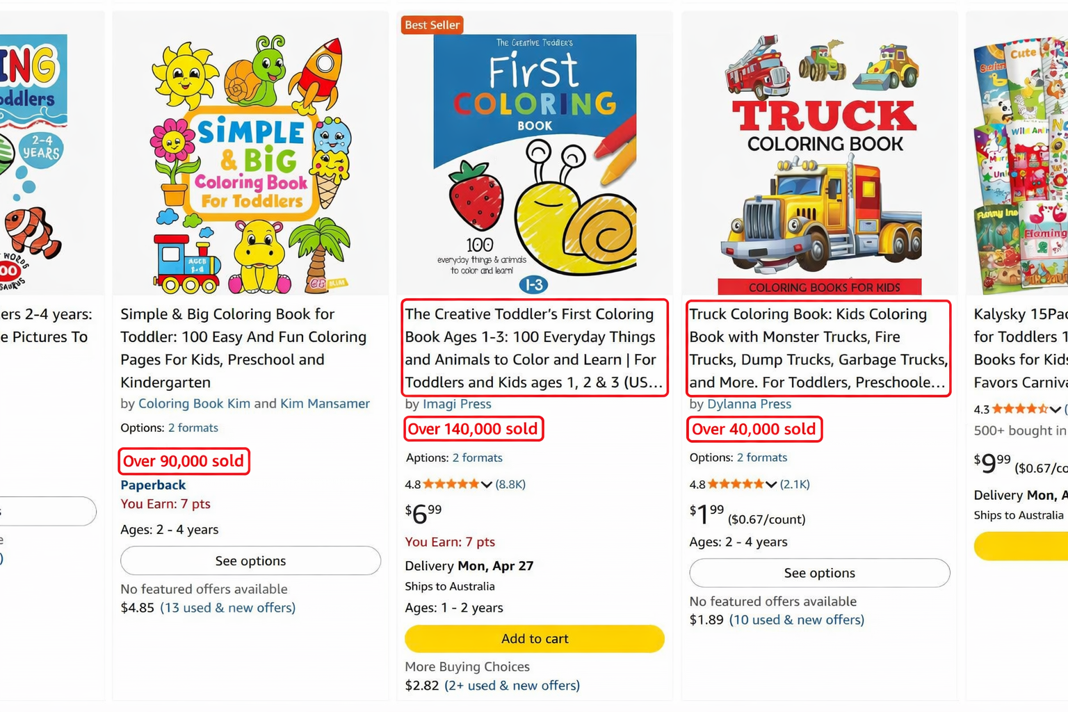 Amazon bestsellers proof