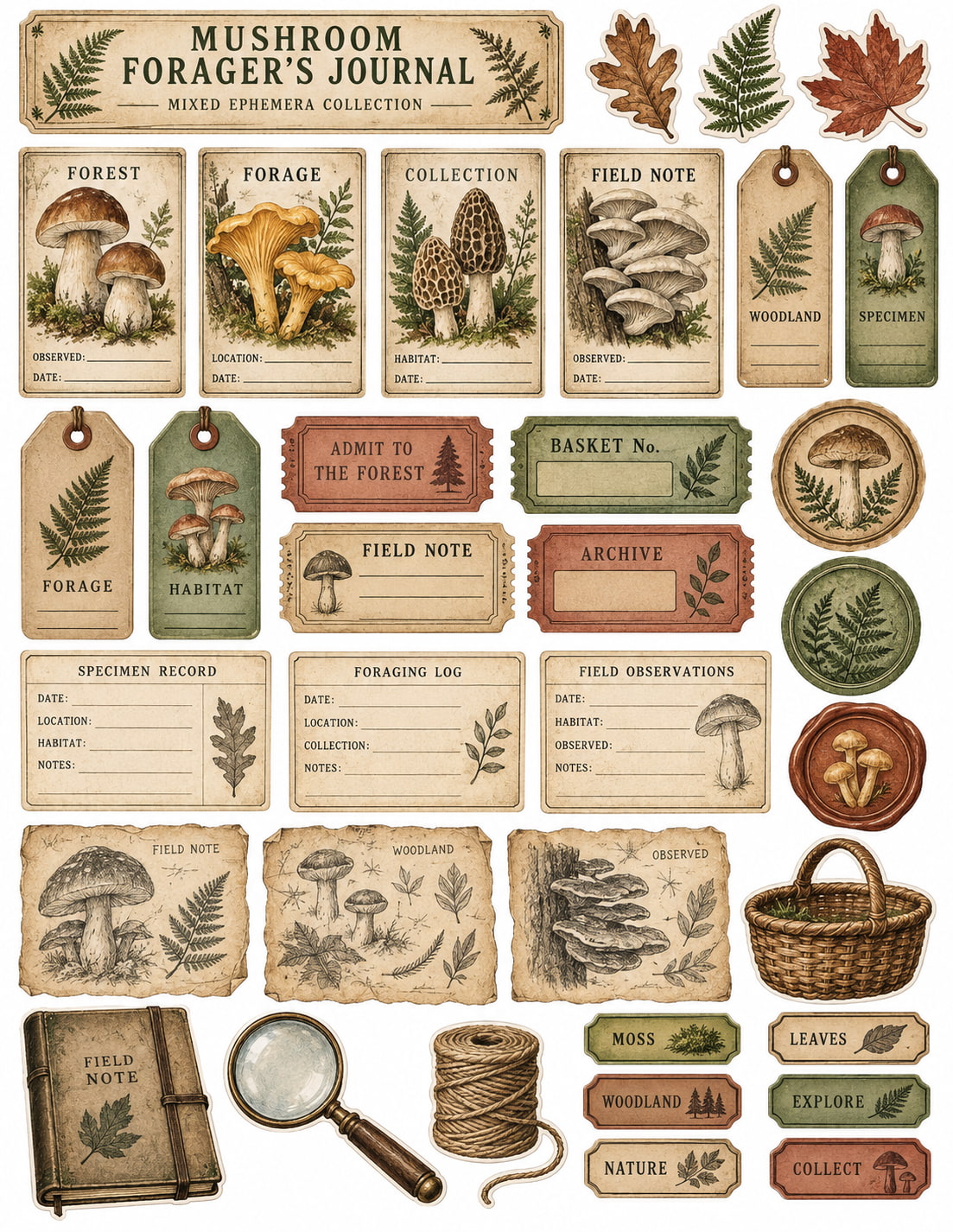 Mushroom Forager's Journal