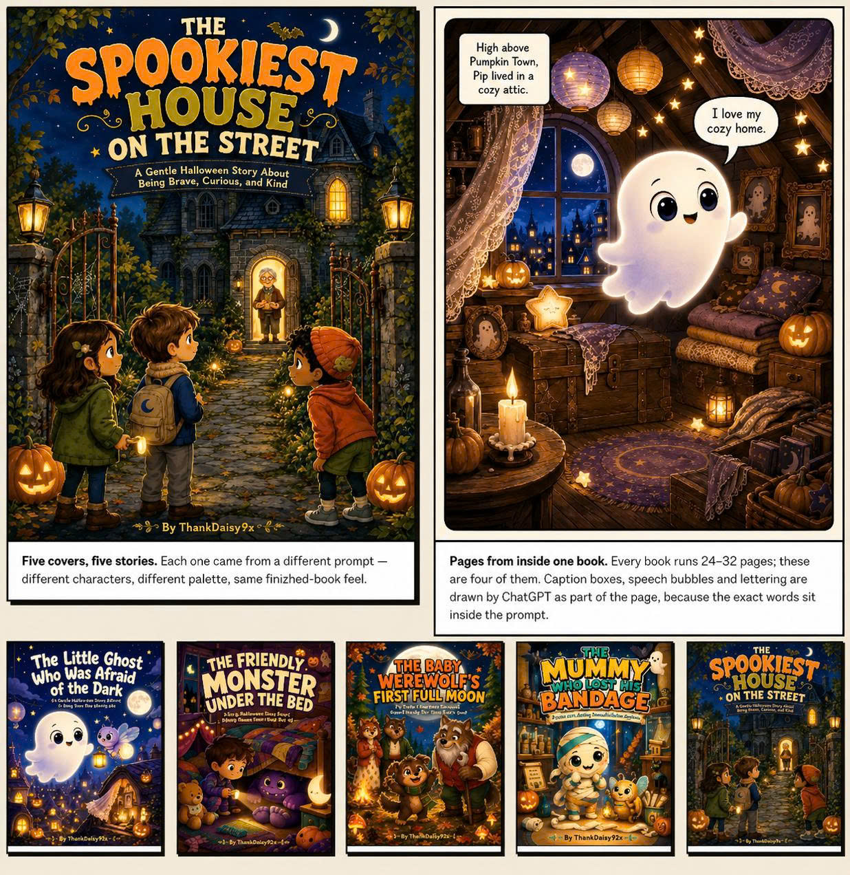 Halloween Comic Creator GPT example