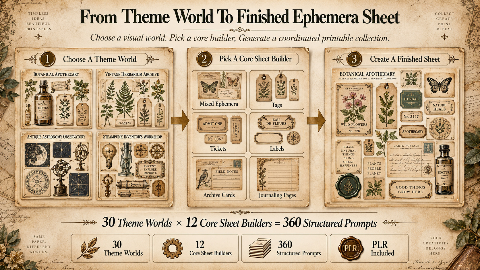Ephemera Sheet Engine Theme World and Sheet Builder workflow