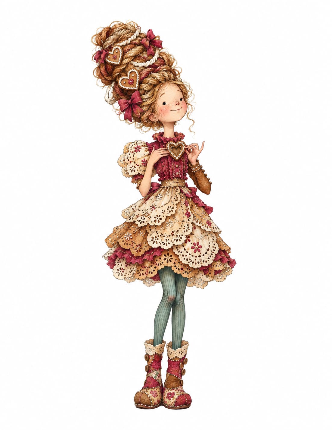 The Doily-Ruffle Dresser