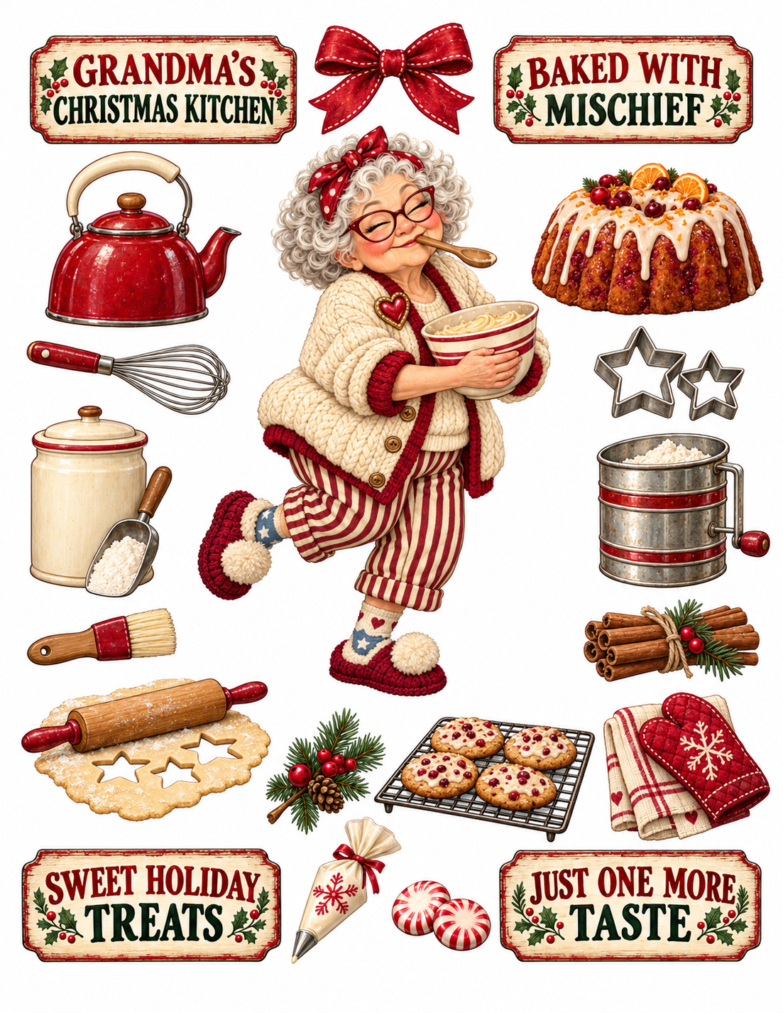 W01 Grandma Orbit Collection example sheet