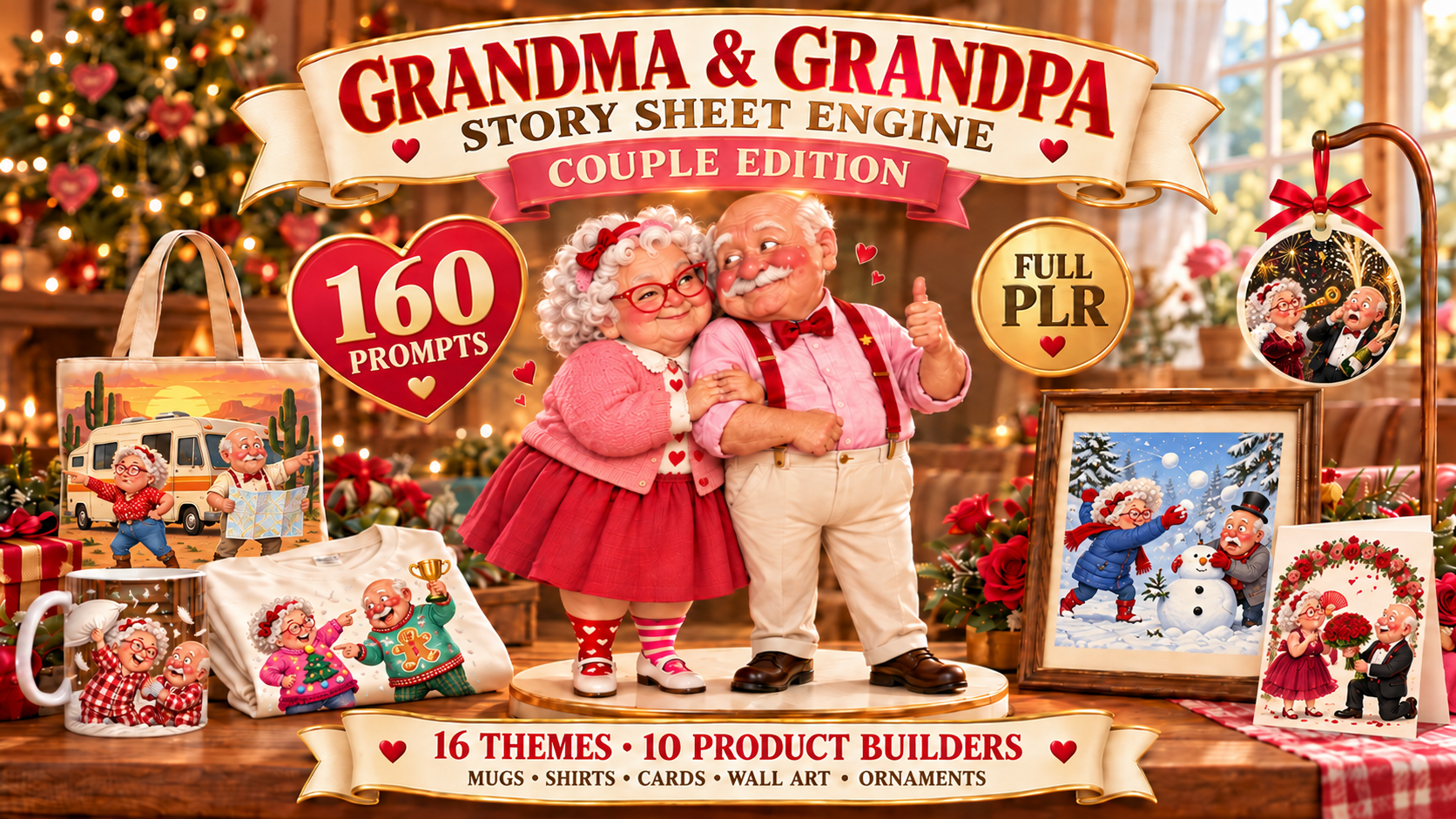 Grandma and Grandpa Story Sheet Engine Couple Edition cover